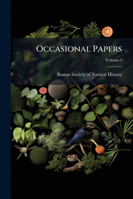 Occasional Papers; Volume 1