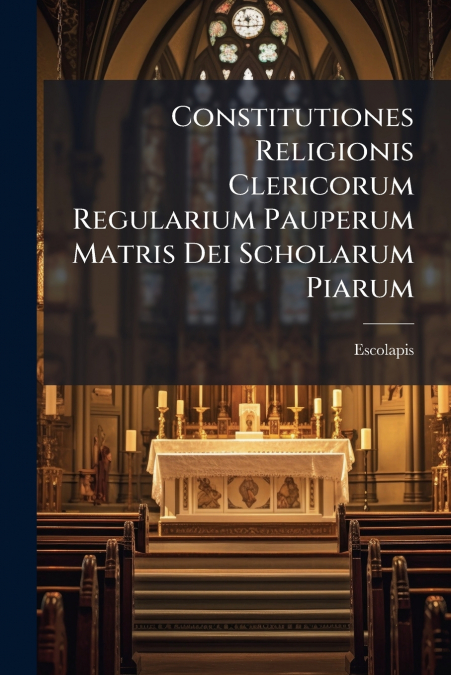 Constitutiones Religionis Clericorum Regularium Pauperum Matris Dei Scholarum Piarum