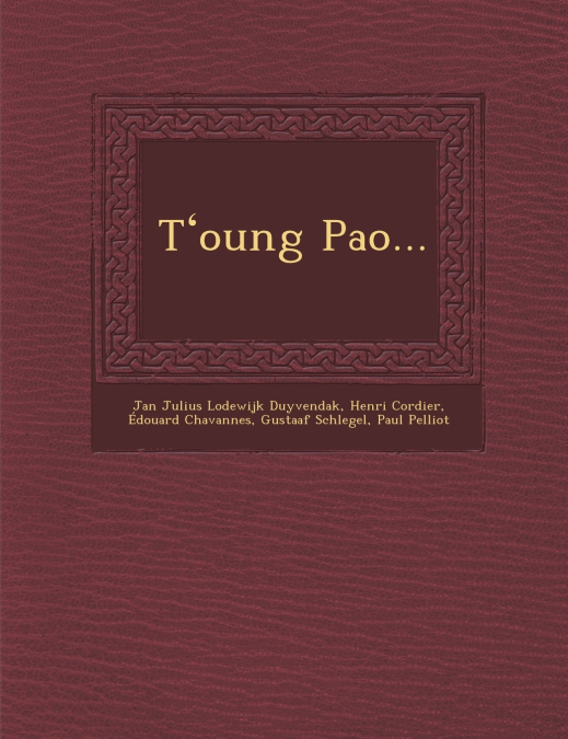 Tʻoung Pao...