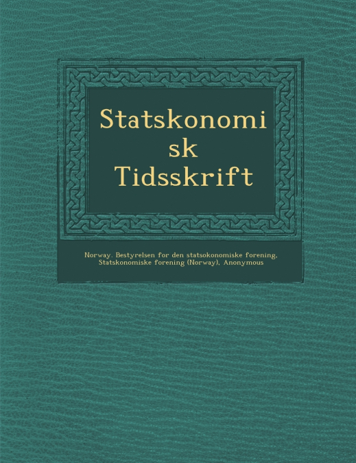 Stats�konomisk Tidsskrift