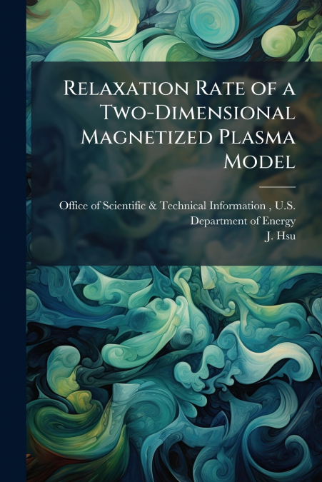 Relaxation Rate of a Two-Dimensional Magnetized Plasma Model