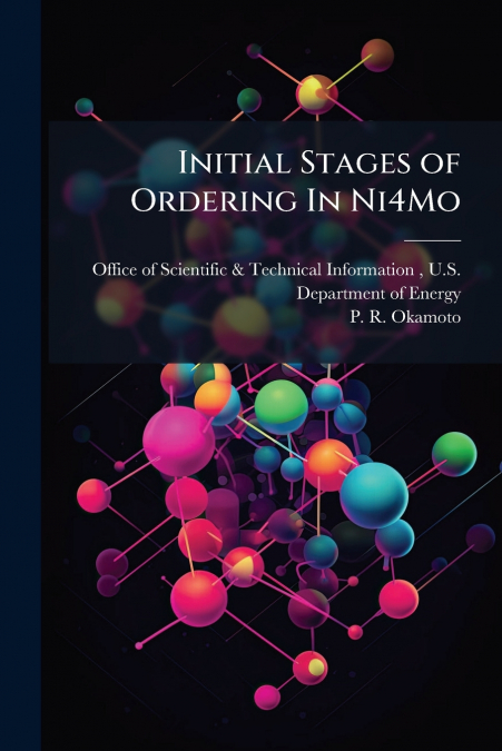Initial Stages of Ordering In Ni4Mo