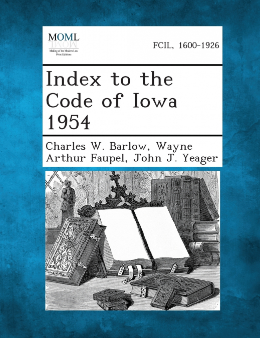 Index to the Code of Iowa 1954