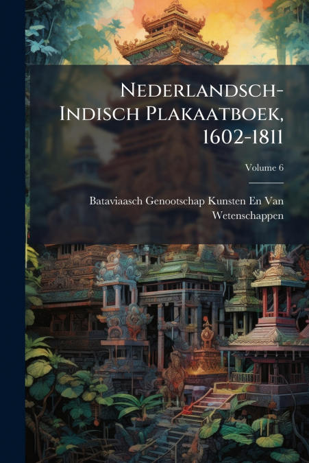 Nederlandsch-Indisch Plakaatboek, 1602-1811; Volume 6