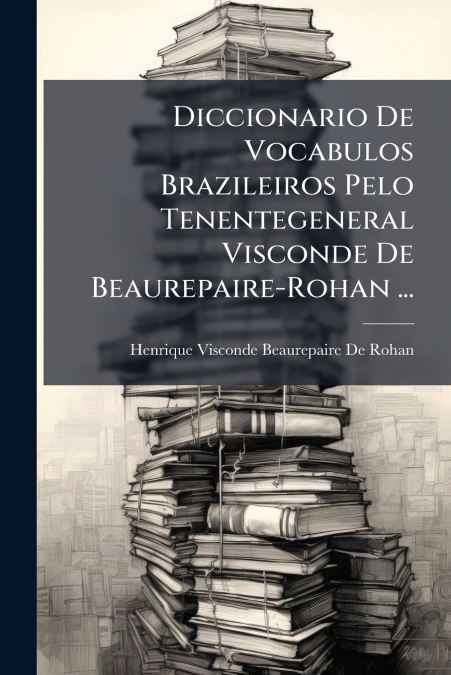 Diccionario De Vocabulos Brazileiros Pelo Tenentegeneral Visconde De Beaurepaire-Rohan ...