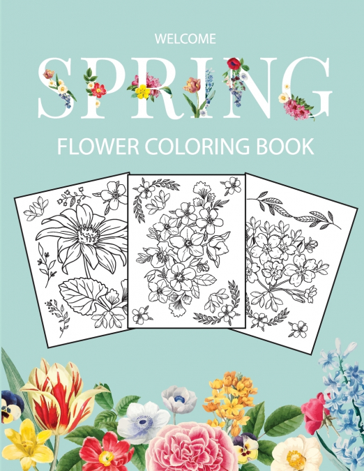 Flower Coloring Book