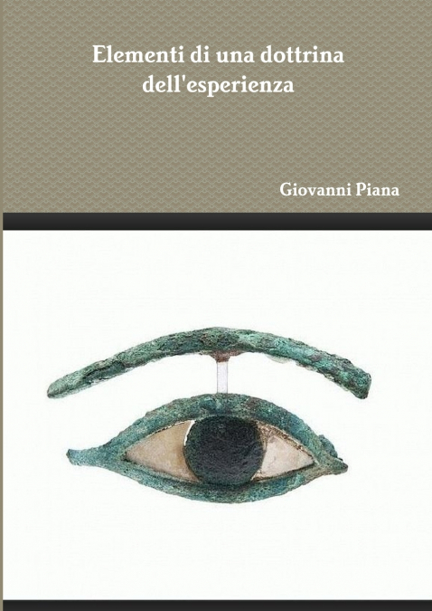 Elementi di una dottrina dell’esperienza