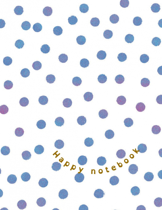 Blue dots design Notebook
