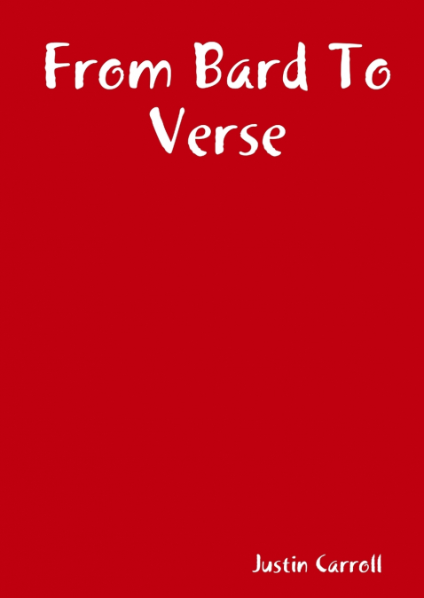 From Bard To Verse