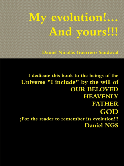 My evolution!... And yours!!!