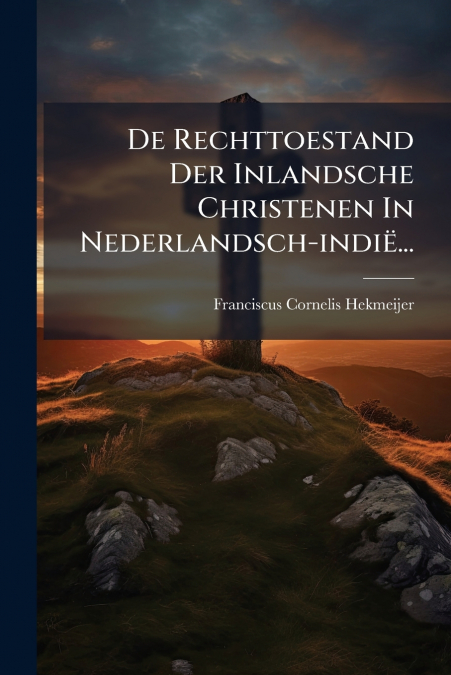 De Rechttoestand Der Inlandsche Christenen In Nederlandsch-indië...