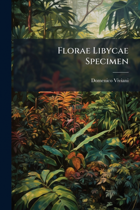 Florae Libycae Specimen