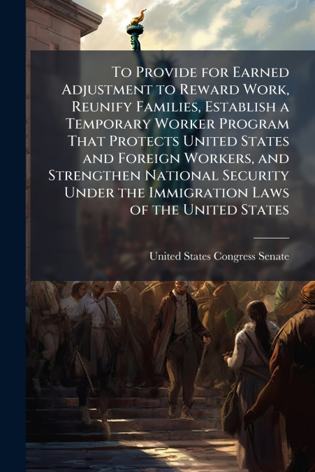 To Provide for Earned Adjustment to Reward Work, Reunify Families, Establish a Temporary Worker Program That Protects United States and Foreign Workers, and Strengthen National Security Under the Immi