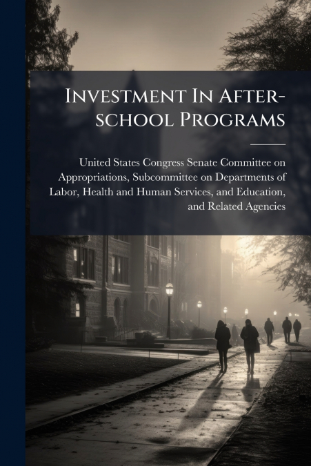 Investment In After-school Programs