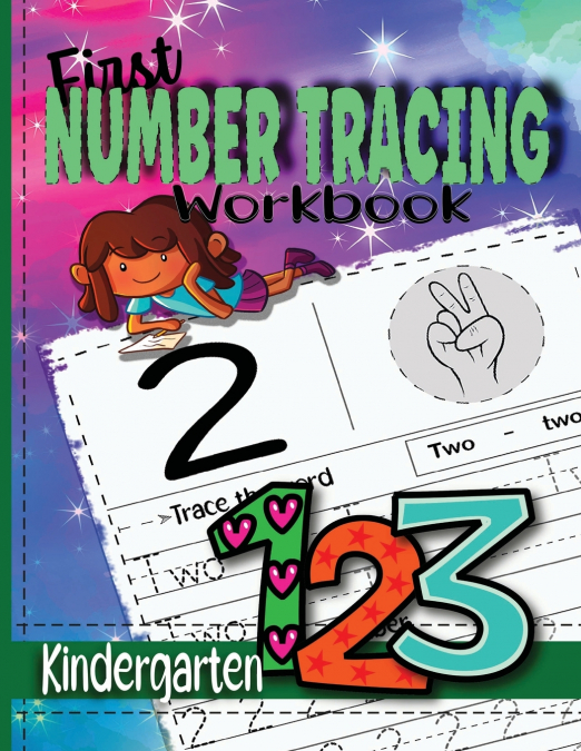 First Number Tracing Workbook for Kindergarten