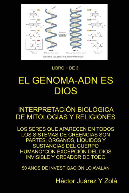 'EL GENOMA-ADN ES DIOS' Libro 1 de 3