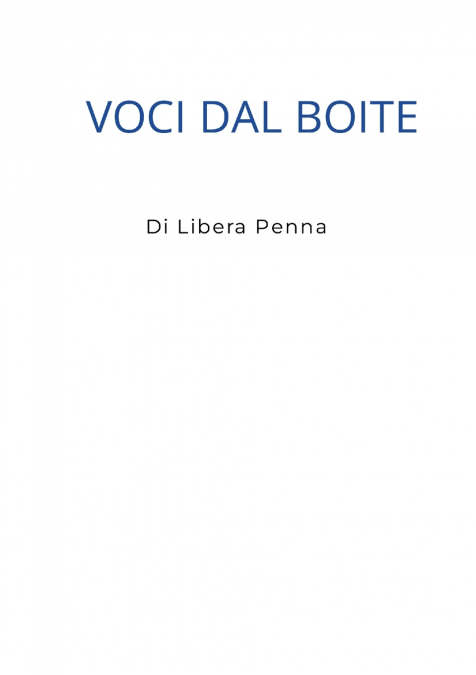 Voci dal Boite