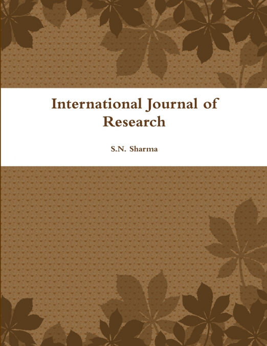 International Journal of Research