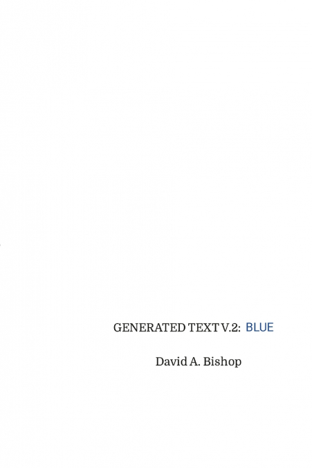 Generated Text, V.2
