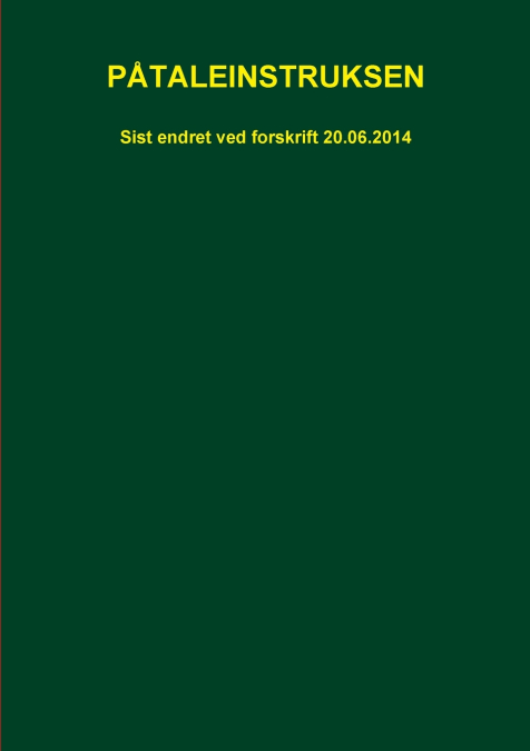 Påtaleinstruksen