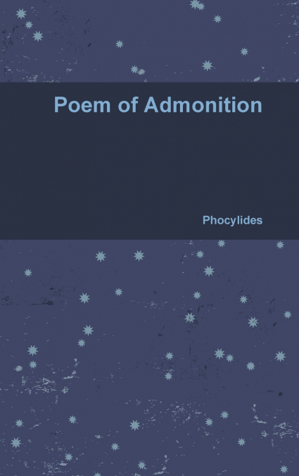 Poem of Admonition