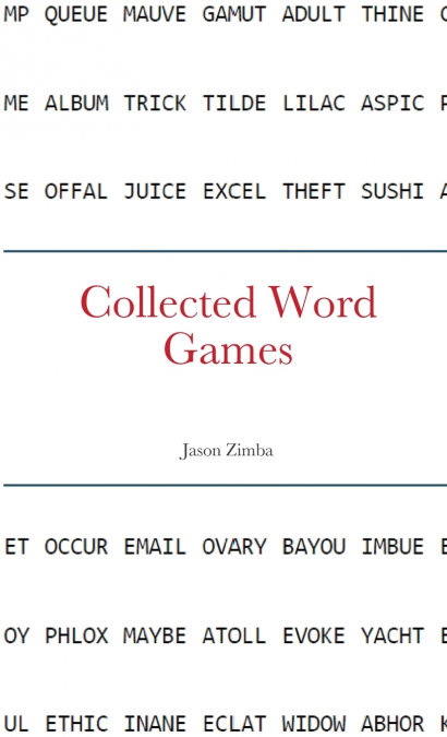 Collected Word Games