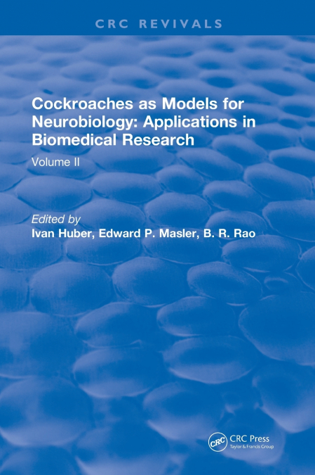 Cockroaches as Models for Neurobiology