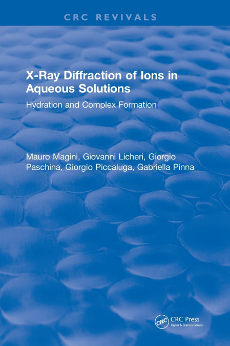 X-Ray Diffraction of Ions in Aqueous Solutions