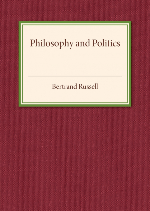Philosophy And Politics