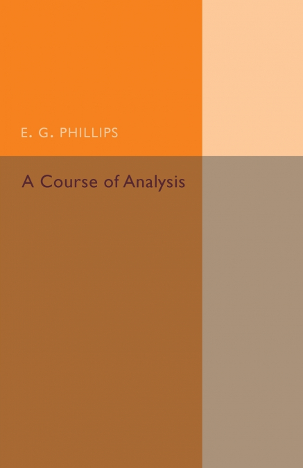 A Course of Analysis