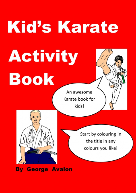 Kid’s Karate Activity Book