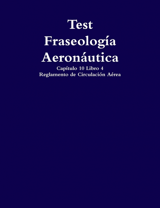 Test Fraseología Aeronáutica