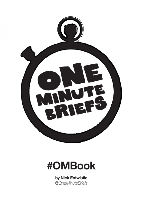One Minute Briefs #OMBook