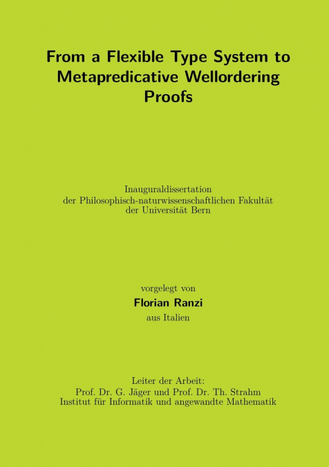 From a Flexible Type System to Metapredicative Wellordering Proofs
