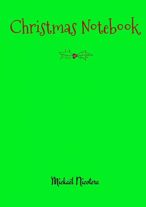 Christmas Notebook
