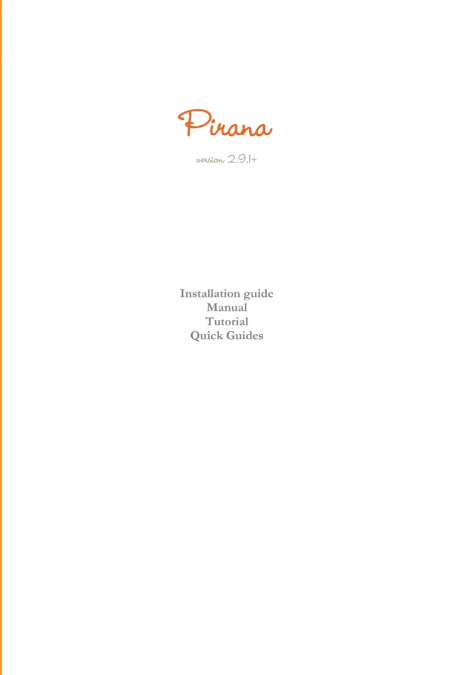 Pirana manual