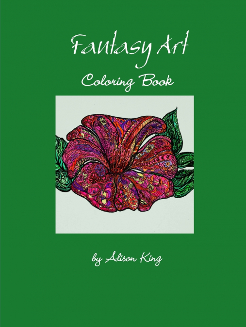 Fantasy Art Coloring Book