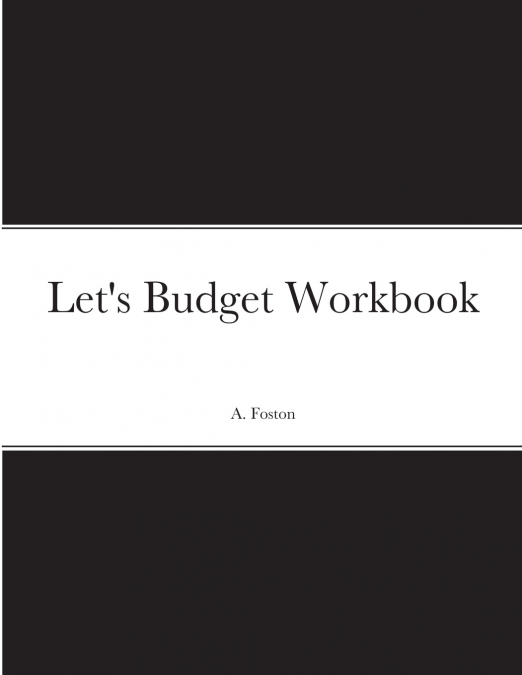 Let’s Budget Workbook