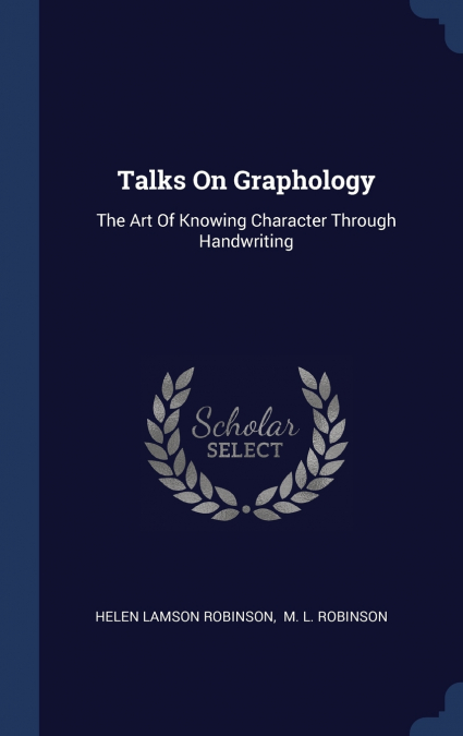 Talks On Graphology