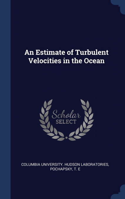 An Estimate of Turbulent Velocities in the Ocean