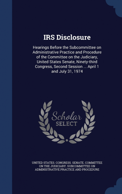 IRS Disclosure