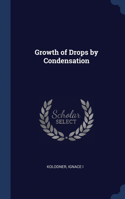 Growth of Drops by Condensation