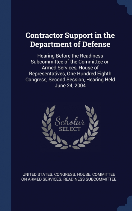 Contractor Support in the Department of Defense