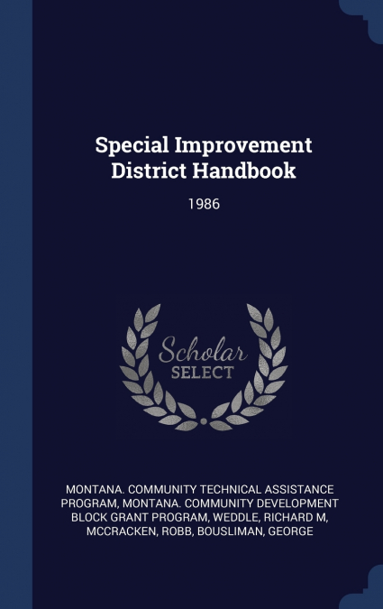 Special Improvement District Handbook