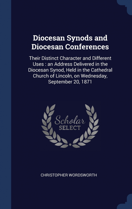 Diocesan Synods and Diocesan Conferences