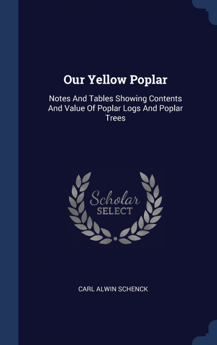 Our Yellow Poplar