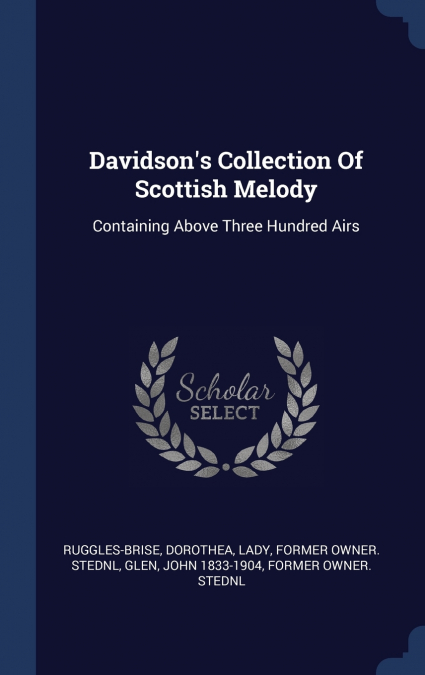 Davidson’s Collection Of Scottish Melody
