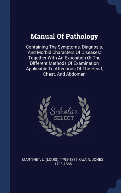 Manual Of Pathology