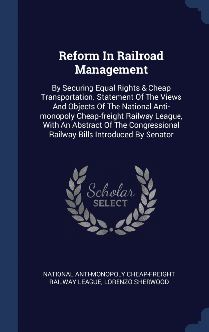 Reform In Railroad Management