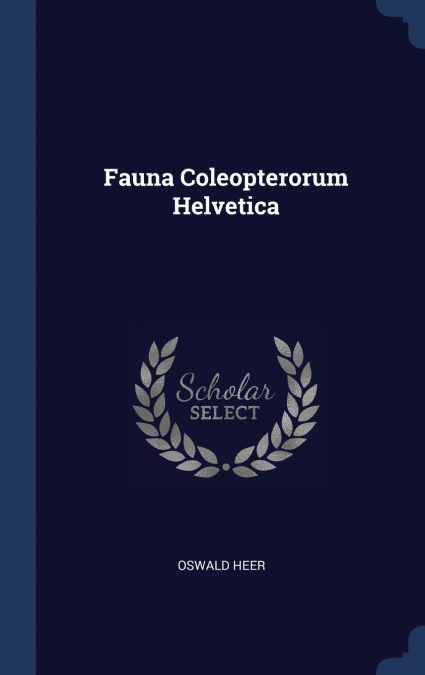 Fauna Coleopterorum Helvetica